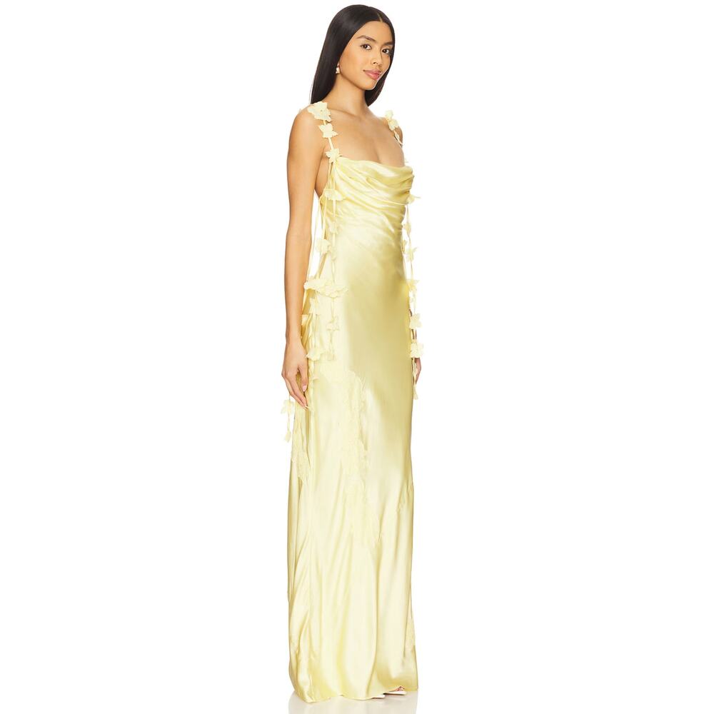 NBD Inaya Gown in Butter Yellow - Picture 2 of 16